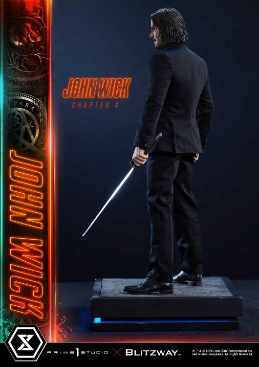 John Wick: Chapter 4 Premium Masterline John Wick (Deluxe Ver.) 1/4 Scale Statue (with Bonus) Gallery Image 49