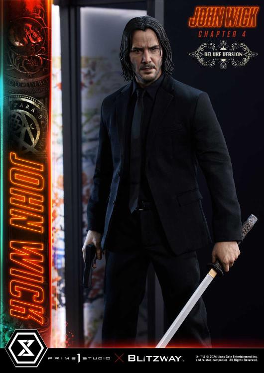 John Wick: Chapter 4 Premium Masterline John Wick (Deluxe Ver.) 1/4 Scale Statue (with Bonus) Gallery Image 30