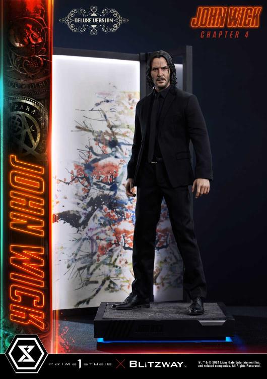 John Wick: Chapter 4 Premium Masterline John Wick (Deluxe Ver.) 1/4 Scale Statue (with Bonus) Gallery Image 27