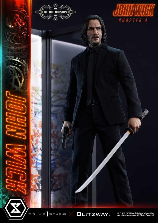 John Wick: Chapter 4 Premium Masterline John Wick (Deluxe Ver.) 1/4 Scale Statue (with Bonus) Gallery Image 28