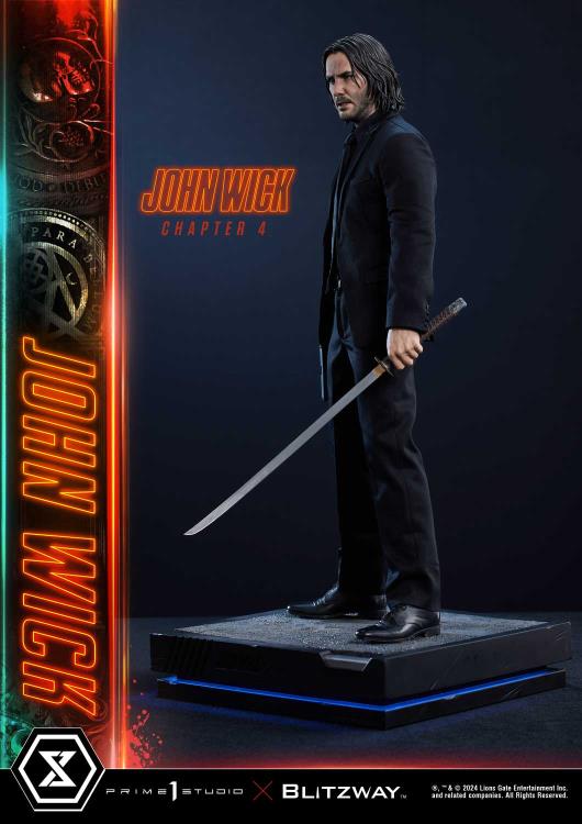 John Wick: Chapter 4 Premium Masterline John Wick (Deluxe Ver.) 1/4 Scale Statue (with Bonus) Gallery Image 48