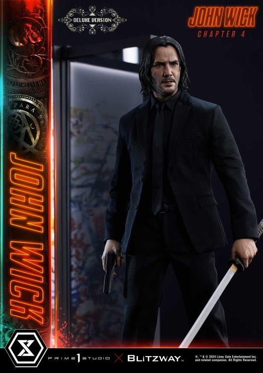 John Wick: Chapter 4 Premium Masterline John Wick (Deluxe Ver.) 1/4 Scale Statue (with Bonus) Gallery Image 32