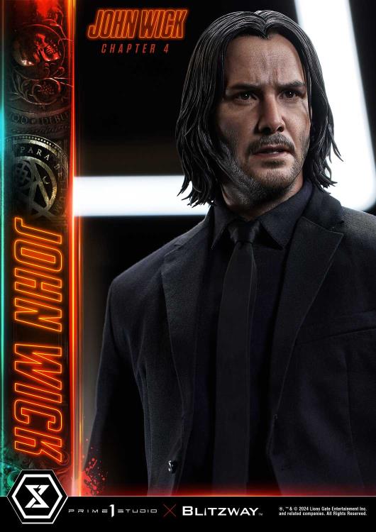 John Wick: Chapter 4 Premium Masterline John Wick (Deluxe Ver.) 1/4 Scale Statue (with Bonus) Gallery Image 15