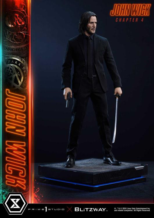 John Wick: Chapter 4 Premium Masterline John Wick (Deluxe Ver.) 1/4 Scale Statue (with Bonus) Gallery Image 54