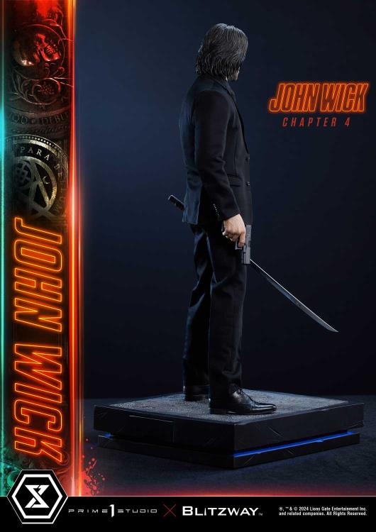 John Wick: Chapter 4 Premium Masterline John Wick (Deluxe Ver.) 1/4 Scale Statue (with Bonus) Gallery Image 52