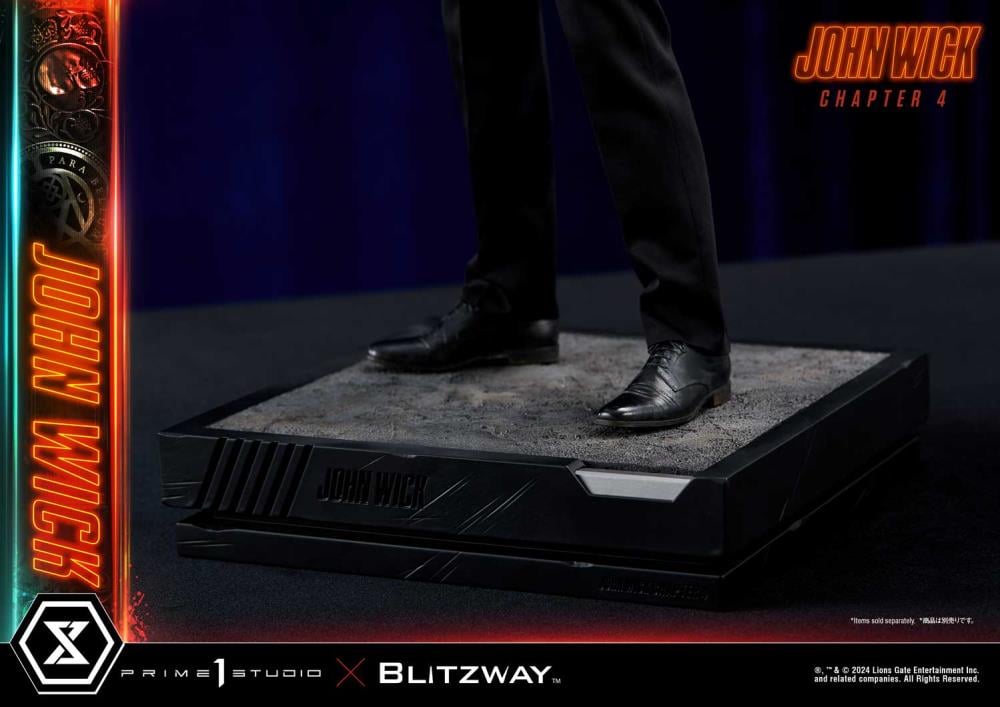 John Wick: Chapter 4 Premium Masterline John Wick (Deluxe Ver.) 1/4 Scale Statue (with Bonus) Gallery Image 61