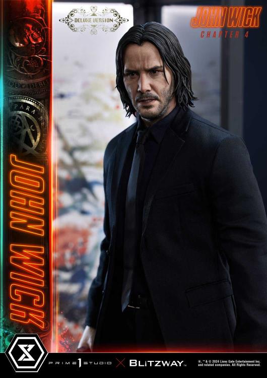 John Wick: Chapter 4 Premium Masterline John Wick (Deluxe Ver.) 1/4 Scale Statue (with Bonus) Gallery Image 36