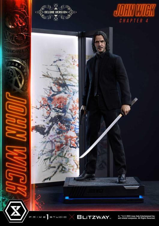 John Wick: Chapter 4 Premium Masterline John Wick (Deluxe Ver.) 1/4 Scale Statue (with Bonus) Gallery Image 24