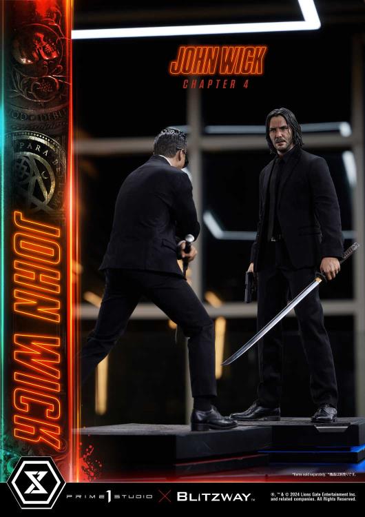 John Wick: Chapter 4 Premium Masterline John Wick (Deluxe Ver.) 1/4 Scale Statue (with Bonus) Gallery Image 72