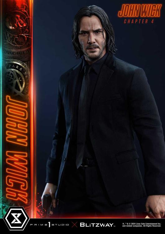 John Wick: Chapter 4 Premium Masterline John Wick (Deluxe Ver.) 1/4 Scale Statue (with Bonus) Gallery Image 55