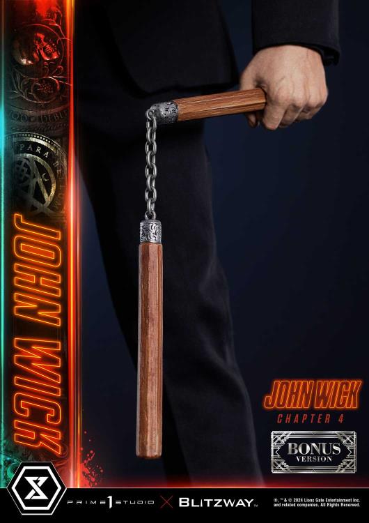 John Wick: Chapter 4 Premium Masterline John Wick (Deluxe Ver.) 1/4 Scale Statue (with Bonus) Gallery Image 23