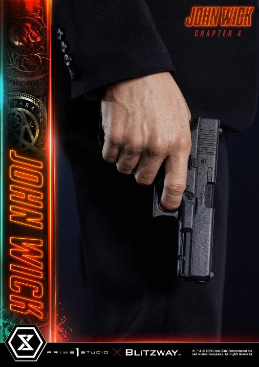 John Wick: Chapter 4 Premium Masterline John Wick (Deluxe Ver.) 1/4 Scale Statue (with Bonus) Gallery Image 58