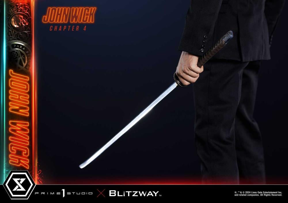 John Wick: Chapter 4 Premium Masterline John Wick (Deluxe Ver.) 1/4 Scale Statue (with Bonus) Gallery Image 60