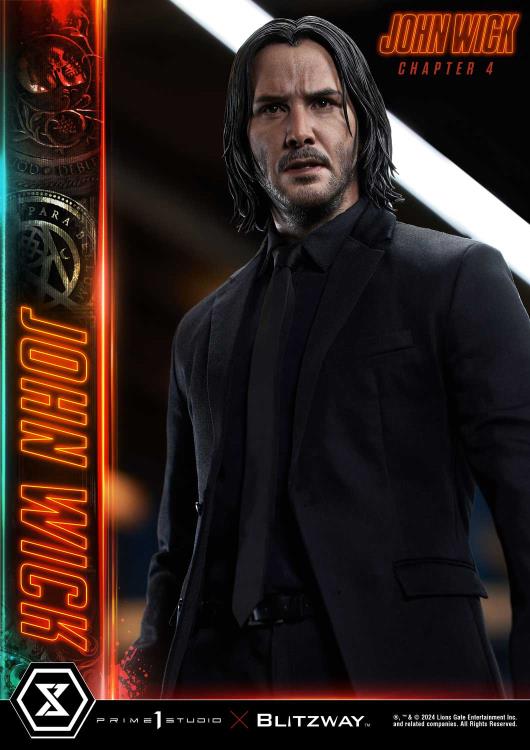 John Wick: Chapter 4 Premium Masterline John Wick (Deluxe Ver.) 1/4 Scale Statue (with Bonus) Gallery Image 12