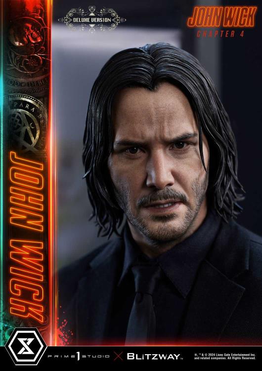 John Wick: Chapter 4 Premium Masterline John Wick (Deluxe Ver.) 1/4 Scale Statue (with Bonus) Gallery Image 40