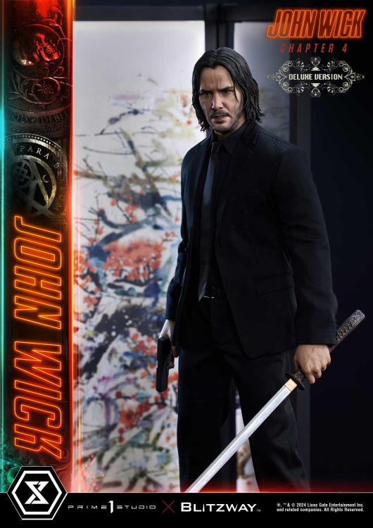 John Wick: Chapter 4 Premium Masterline John Wick (Deluxe Ver.) 1/4 Scale Statue (with Bonus) Gallery Image 29