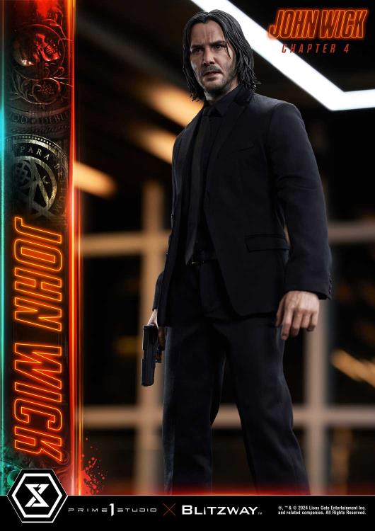 John Wick: Chapter 4 Premium Masterline John Wick (Deluxe Ver.) 1/4 Scale Statue (with Bonus) Gallery Image 7