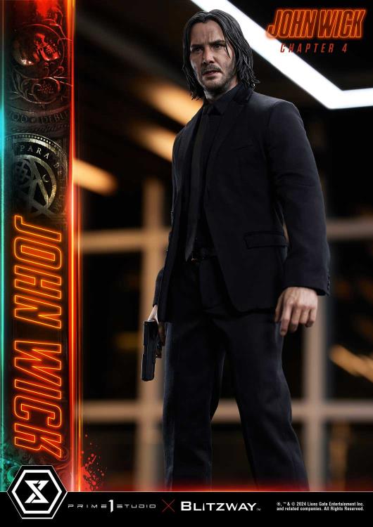 John Wick: Chapter 4 Premium Masterline John Wick (Deluxe Ver.) 1/4 Scale Statue (with Bonus) Gallery Image 6