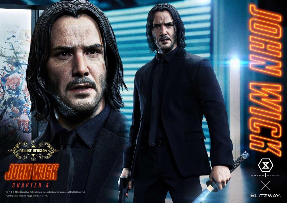 John Wick: Chapter 4 Premium Masterline John Wick (Deluxe Ver.) 1/4 Scale Statue (with Bonus) Gallery Image 69