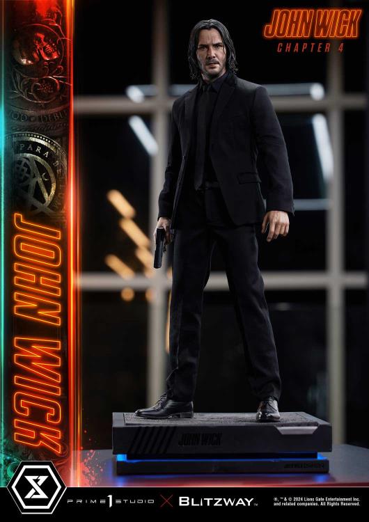 John Wick: Chapter 4 Premium Masterline John Wick (Deluxe Ver.) 1/4 Scale Statue (with Bonus) Gallery Image 17