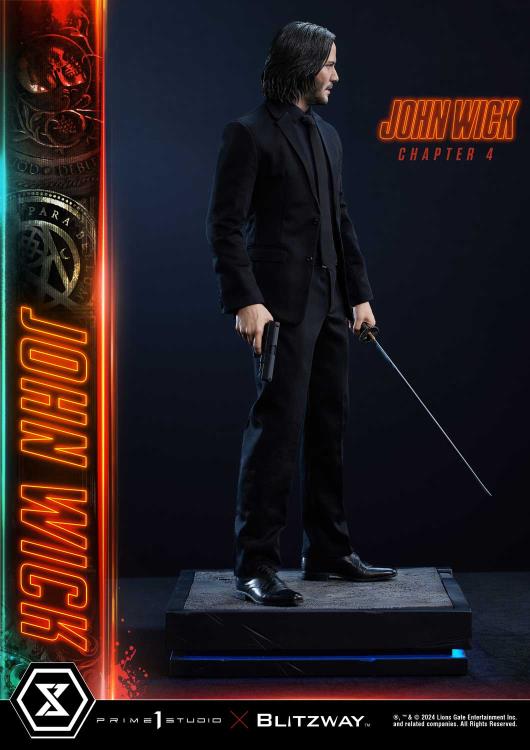 John Wick: Chapter 4 Premium Masterline John Wick (Deluxe Ver.) 1/4 Scale Statue (with Bonus) Gallery Image 53