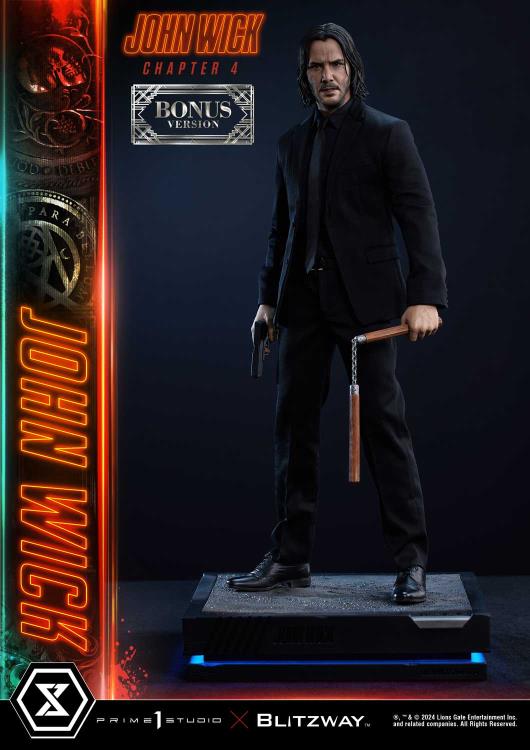 John Wick: Chapter 4 Premium Masterline John Wick (Deluxe Ver.) 1/4 Scale Statue (with Bonus) Gallery Image 45