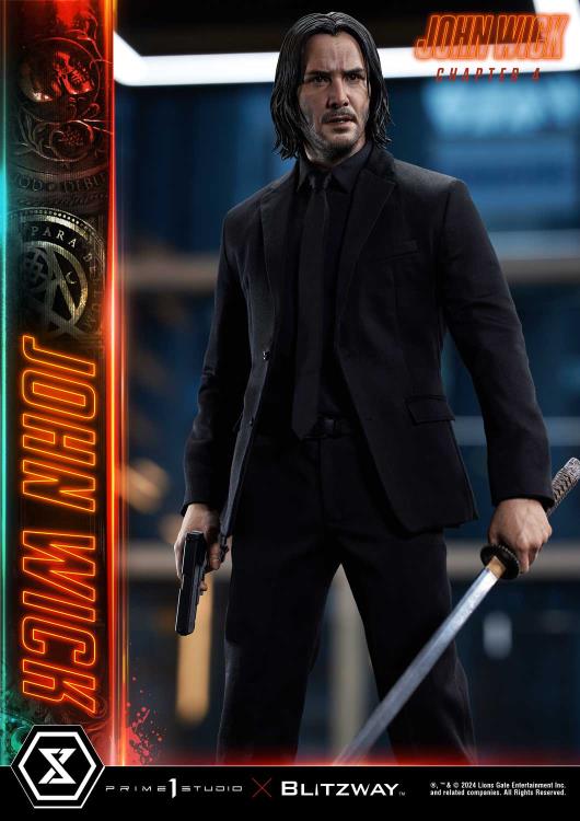 John Wick: Chapter 4 Premium Masterline John Wick (Deluxe Ver.) 1/4 Scale Statue (with Bonus) Gallery Image 20