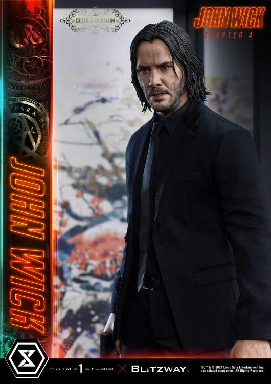 John Wick: Chapter 4 Premium Masterline John Wick (Deluxe Ver.) 1/4 Scale Statue (with Bonus) Gallery Image 35