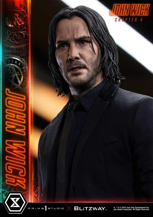 John Wick: Chapter 4 Premium Masterline John Wick (Deluxe Ver.) 1/4 Scale Statue (with Bonus) Gallery Image 13
