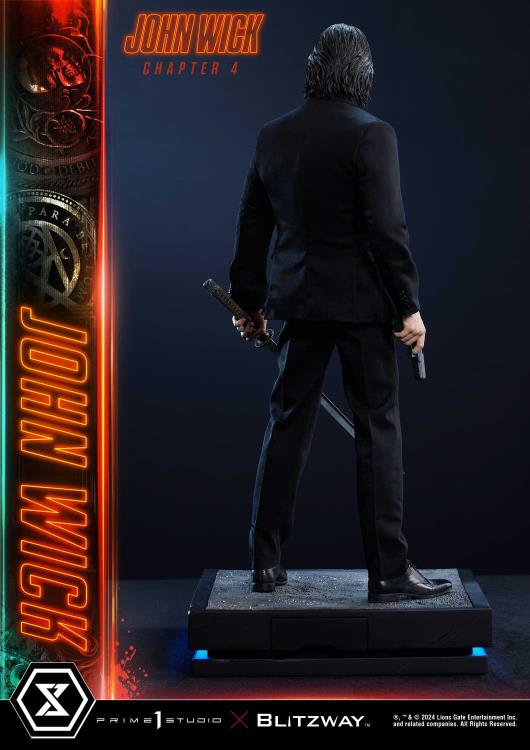 John Wick: Chapter 4 Premium Masterline John Wick (Deluxe Ver.) 1/4 Scale Statue (with Bonus) Gallery Image 51