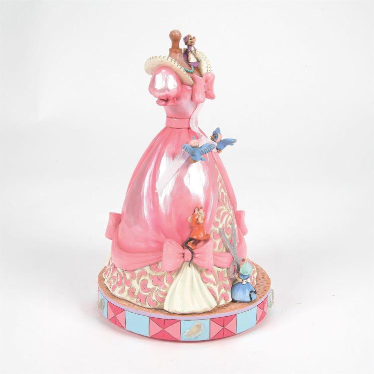 Cinderella Disney Traditions Cinderella's Pink Dress Music Figurine (Jim Shore) Gallery Image 5