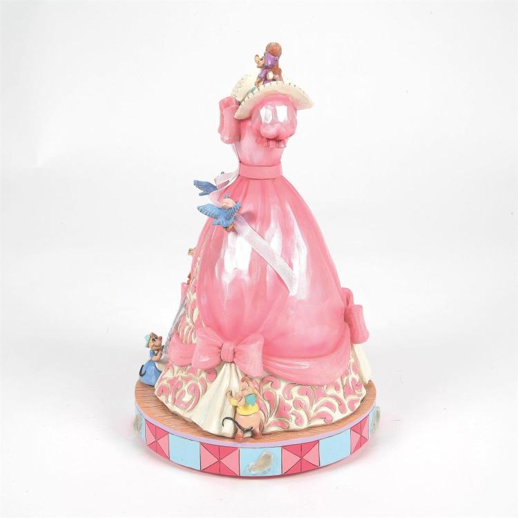Cinderella Disney Traditions Cinderella's Pink Dress Music Figurine (Jim Shore) Gallery Image 3
