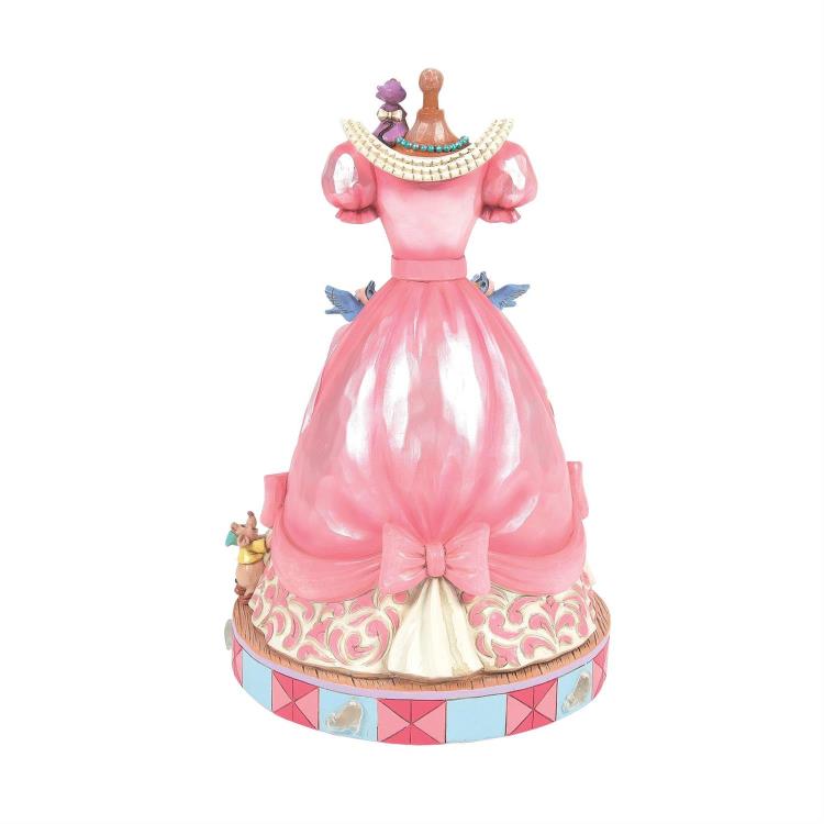 Cinderella Disney Traditions Cinderella's Pink Dress Music Figurine (Jim Shore) Gallery Image 4