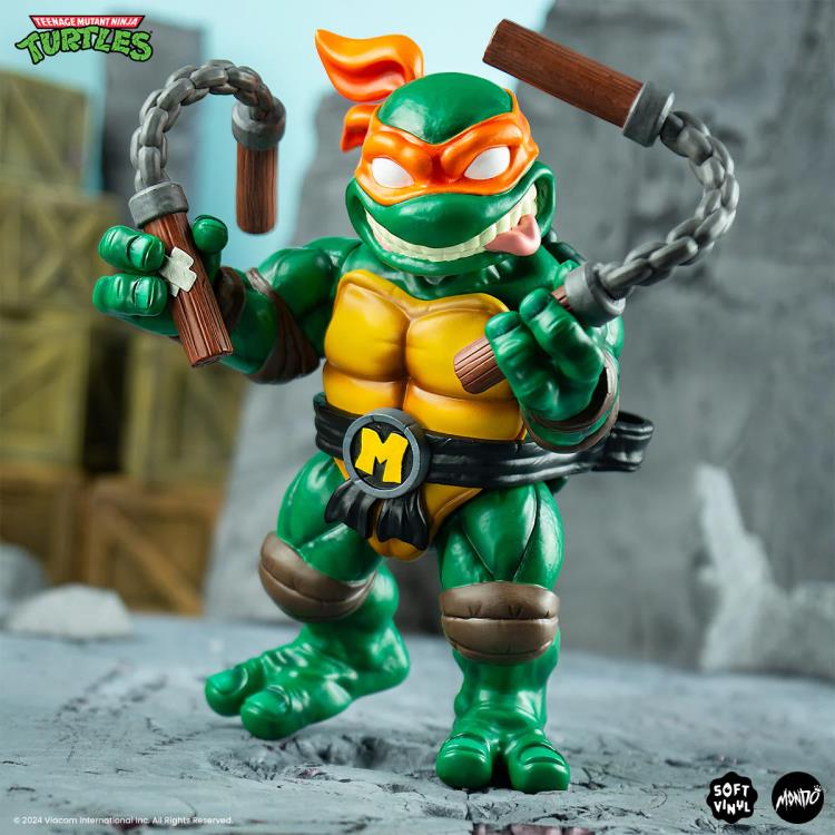 Teenage Mutant Ninja Turtles Michelangelo Soft Vinyl Action Figure Gallery Image 3