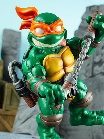 Teenage Mutant Ninja Turtles Michelangelo Soft Vinyl Action Figure Gallery Image 2