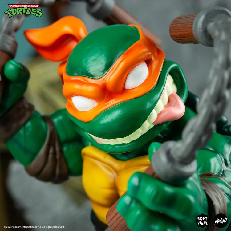 Teenage Mutant Ninja Turtles Michelangelo Soft Vinyl Action Figure Gallery Image 7
