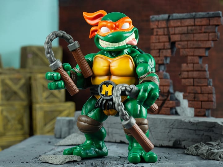 Teenage Mutant Ninja Turtles Michelangelo Soft Vinyl Action Figure Gallery Image 1