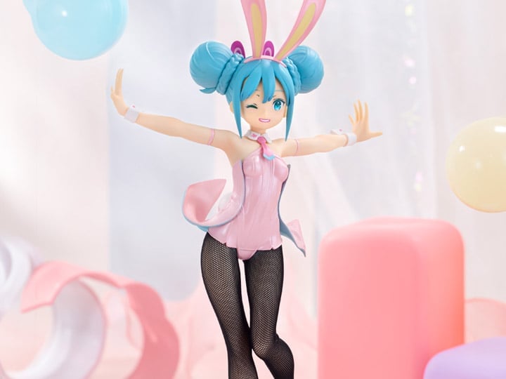 Vocaloid BiCute Bunnies Hatsune Miku (Wink Pearl Pink Color Ver.) Figure Gallery Image 1