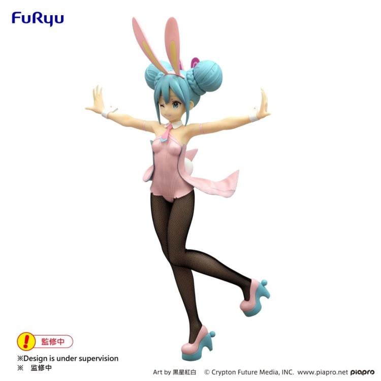 Vocaloid BiCute Bunnies Hatsune Miku (Wink Pearl Pink Color Ver.) Figure Gallery Image 7