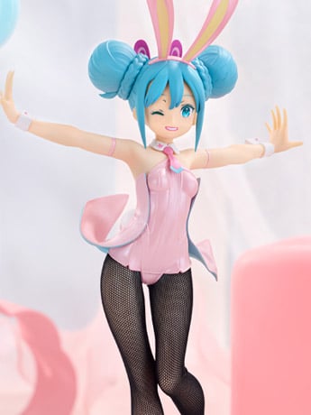 Vocaloid BiCute Bunnies Hatsune Miku (Wink Pearl Pink Color Ver.) Figure Gallery Image 2