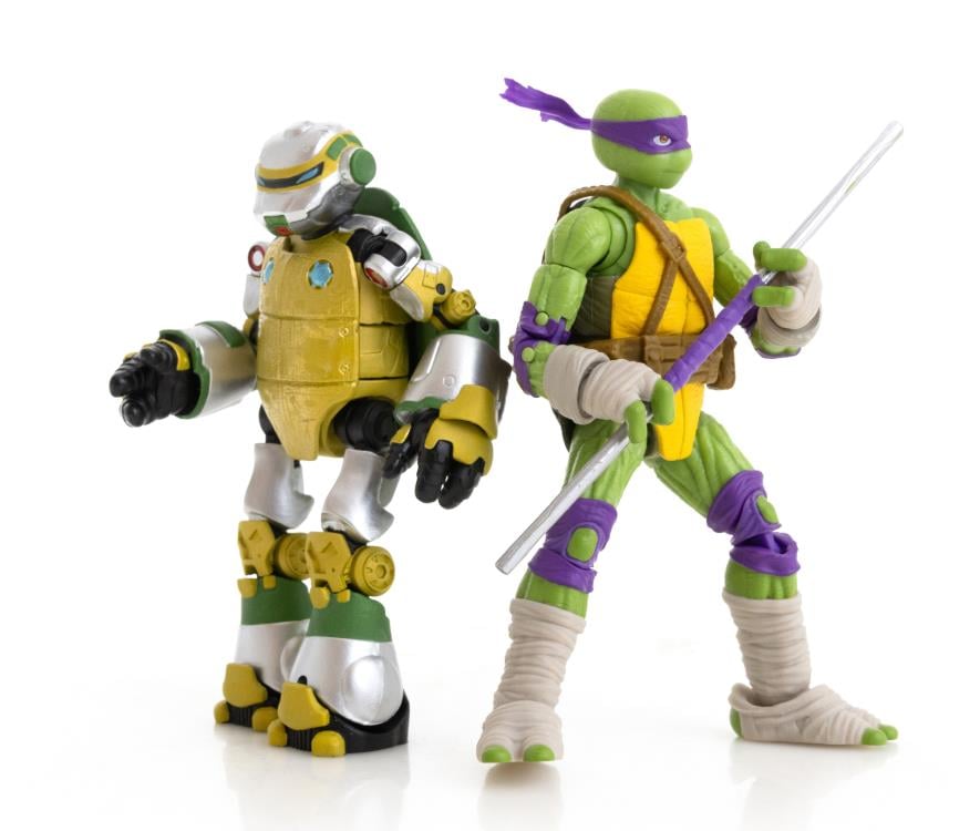 Teenage Mutant Ninja Turtles BST AXN Metalhead & Donatello SDCC 2024 Exclusive Action Figure Two-Pack Gallery Image 4