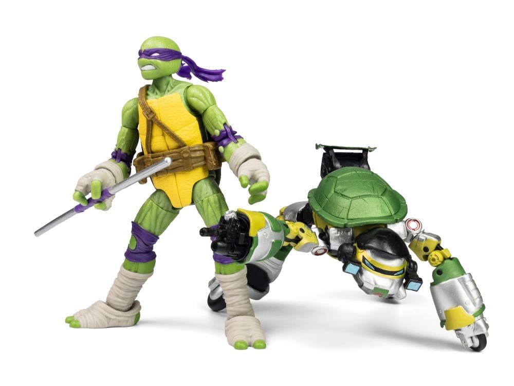 Teenage Mutant Ninja Turtles BST AXN Metalhead & Donatello SDCC 2024 Exclusive Action Figure Two-Pack Gallery Image 6