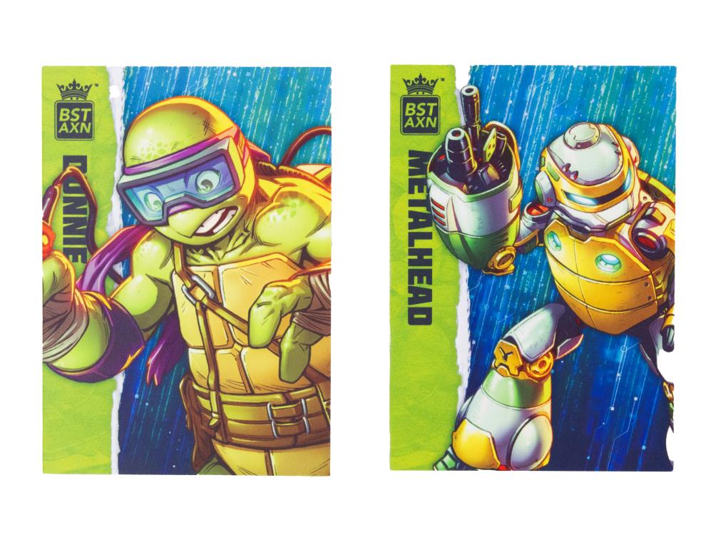 Teenage Mutant Ninja Turtles BST AXN Metalhead & Donatello SDCC 2024 Exclusive Action Figure Two-Pack Gallery Image 12