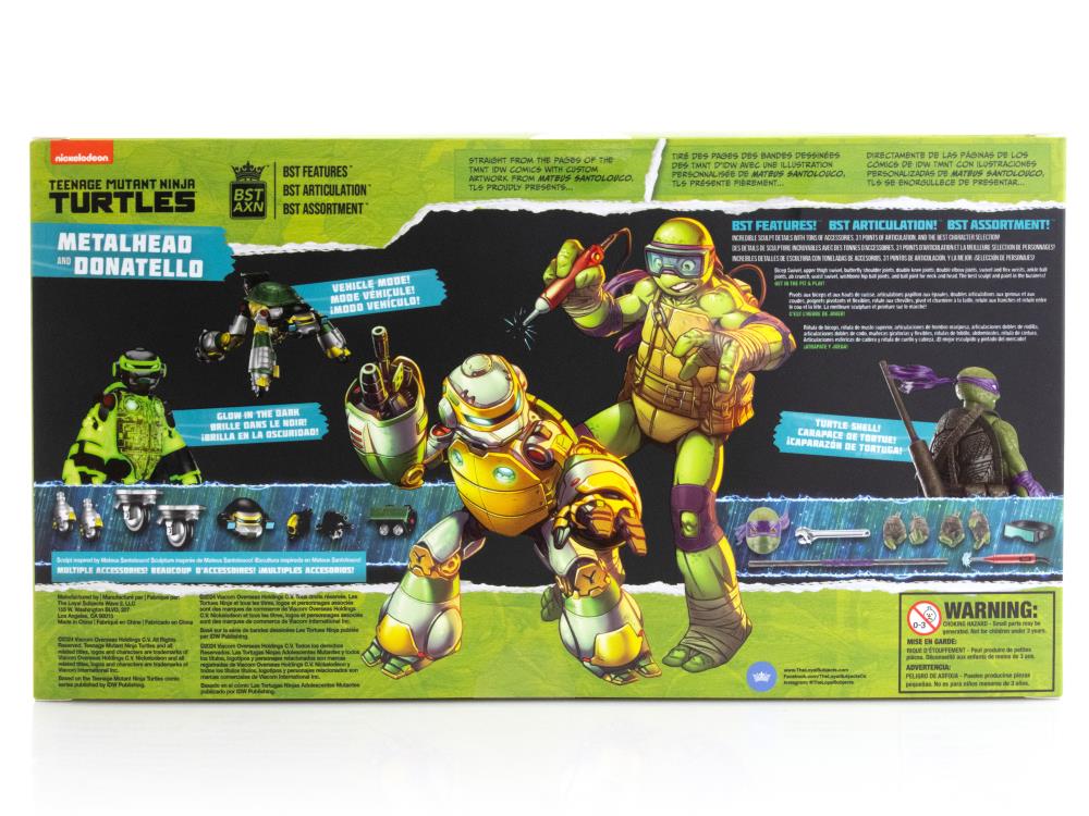 Teenage Mutant Ninja Turtles BST AXN Metalhead & Donatello SDCC