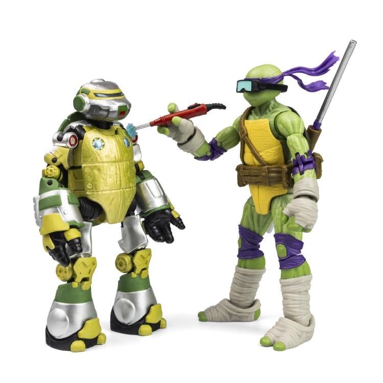 Teenage Mutant Ninja Turtles BST AXN Metalhead & Donatello SDCC 2024 Exclusive Action Figure Two-Pack Gallery Image 5