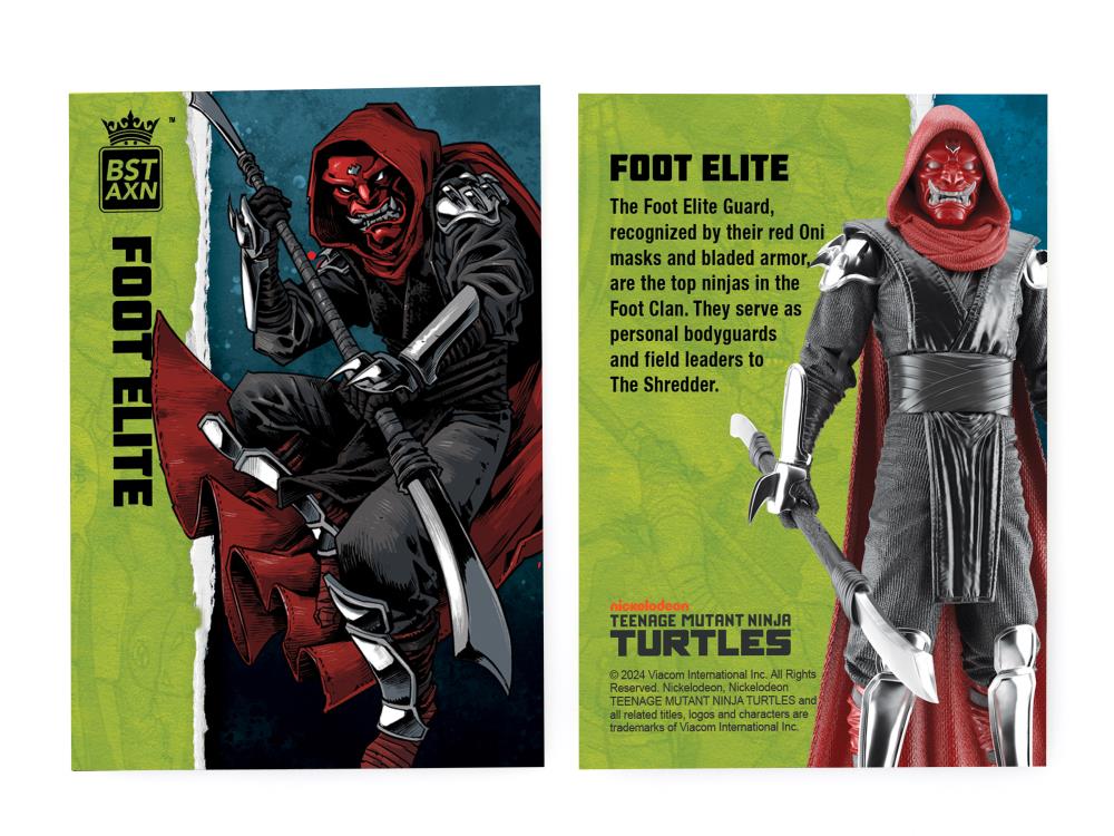Teenage Mutant Ninja Turtles BST AXN Elite Foot Clan Soldier (Comic Noir) SDCC 2024 Exclusive Action Figure Gallery Image 7