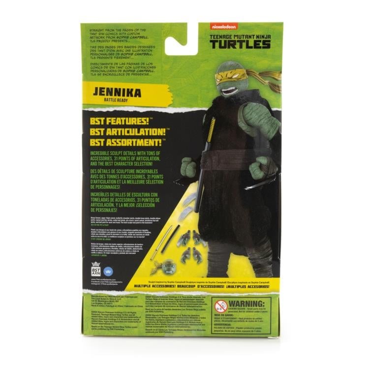 Teenage Mutant Ninja Turtles BST AXN Jennika (Battle Ready) SDCC 2024 Exclusive Action Figure Gallery Image 9