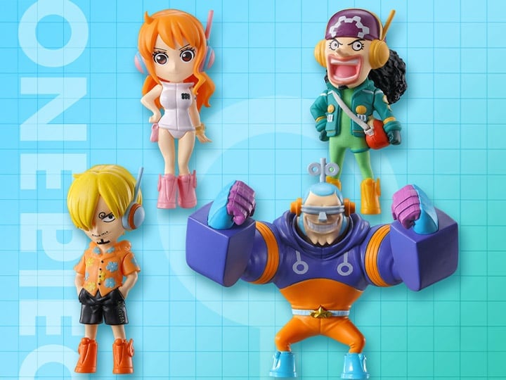 One Piece Onepi no Mi Egghead Collection Series Set of 4 Figures Gallery Image 1