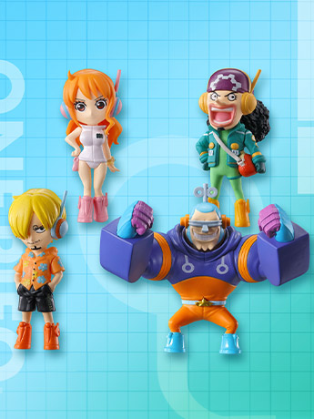 One Piece Onepi no Mi Egghead Collection Series Set of 4 Figures Gallery Image 2