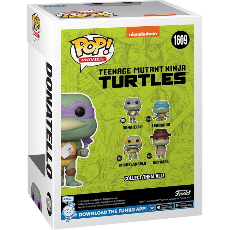 Pop! Movies: Teenage Mutant Ninja Turtles (1990) - Donatello with Pizza Slice Gallery Image 5
